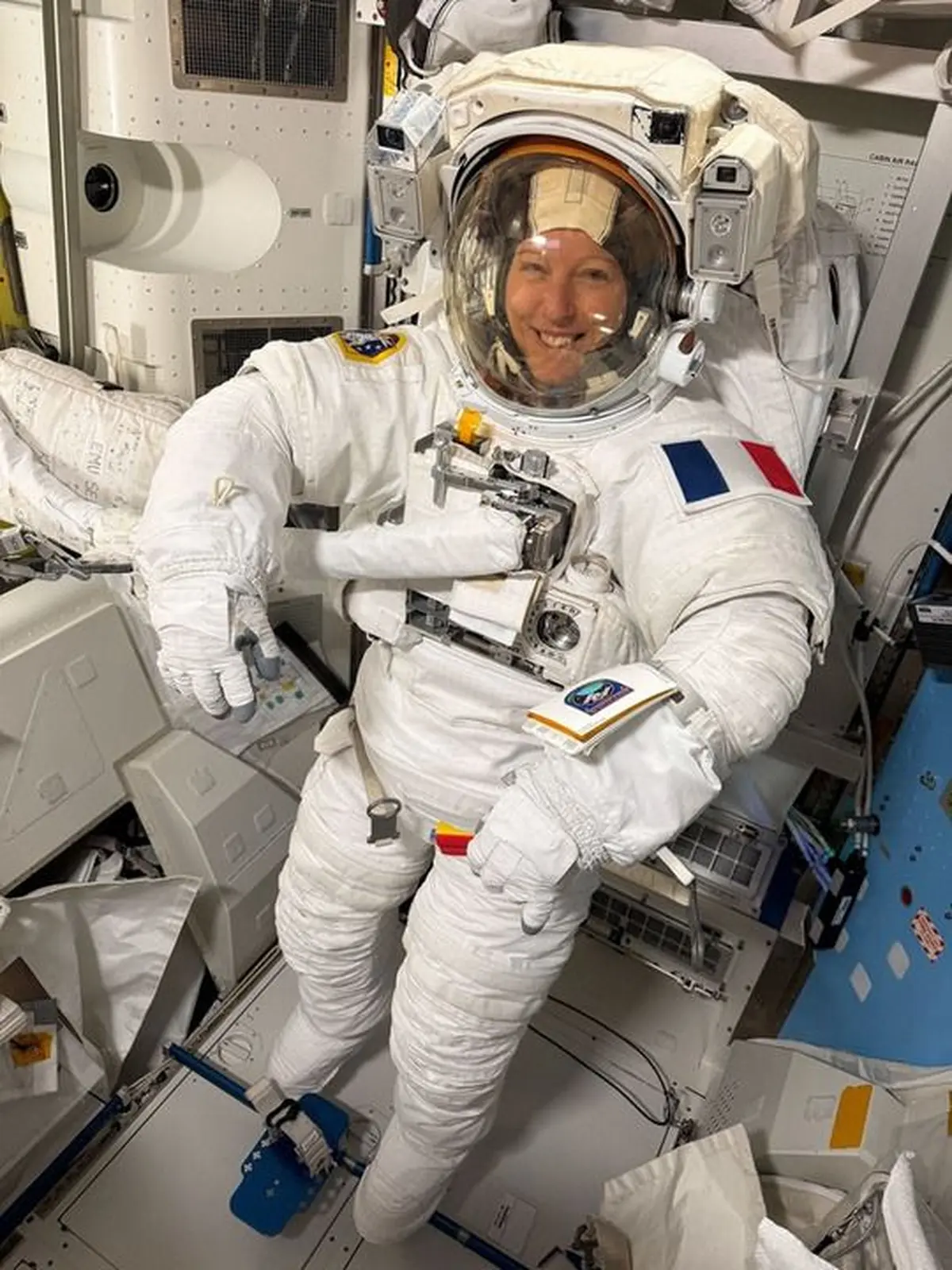 Sortie spatiale de Sophie Adenot à la Cité de l'espace de Toulouse