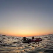 Sortie sunset en apnée-sous-marine à Groix (56)