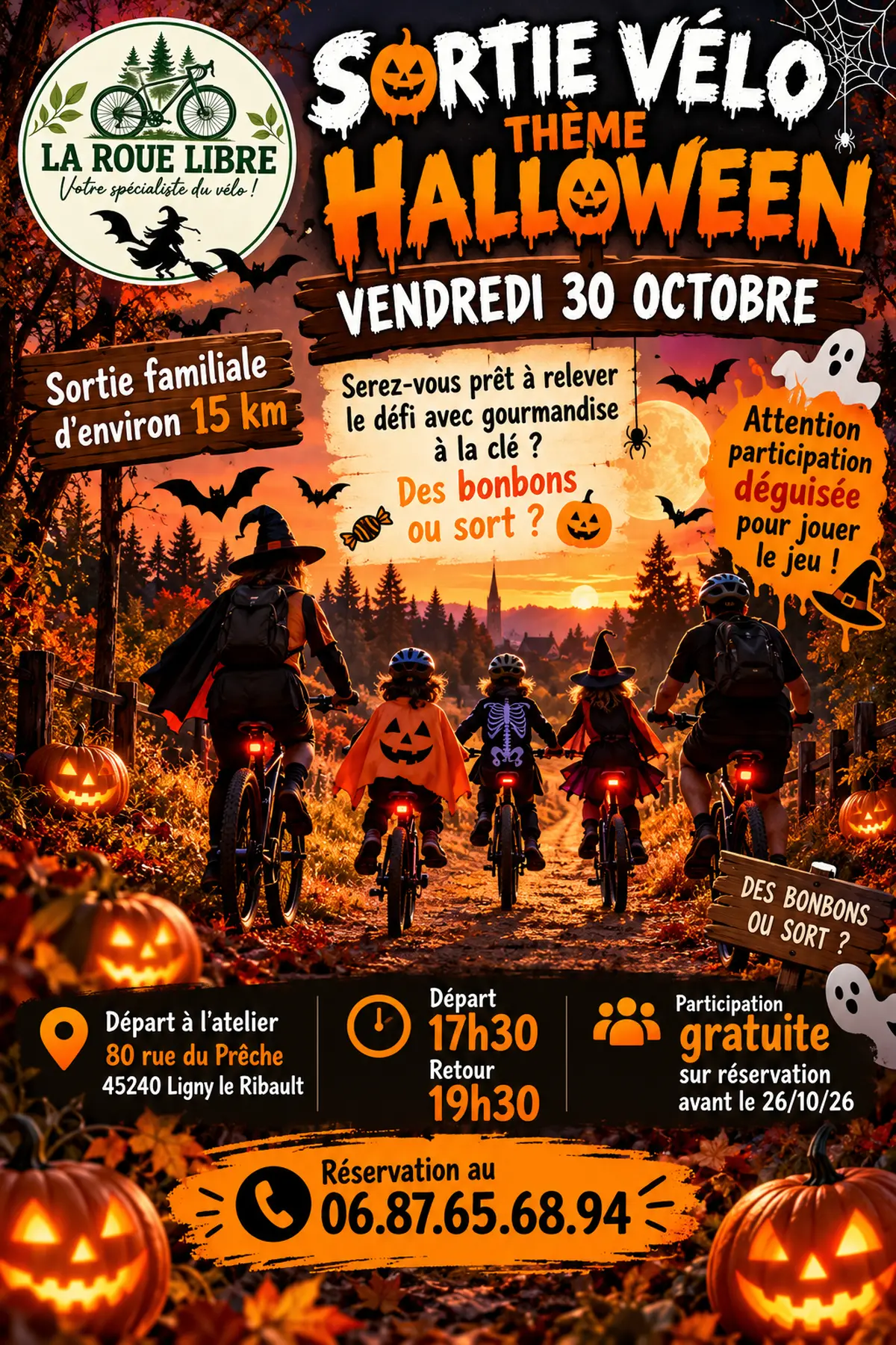 Sortie vélo Halloween