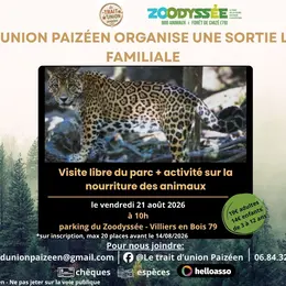 Sortie Zoodyssée avec activité sur la nourriture