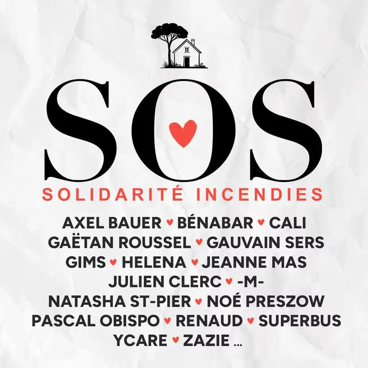 SOS Solidarité Incendies : Gims, Pascal Obispo, Zazie… en concert caritatif le 27 août 2026 à l'Arkéa Arena de Bordeaux