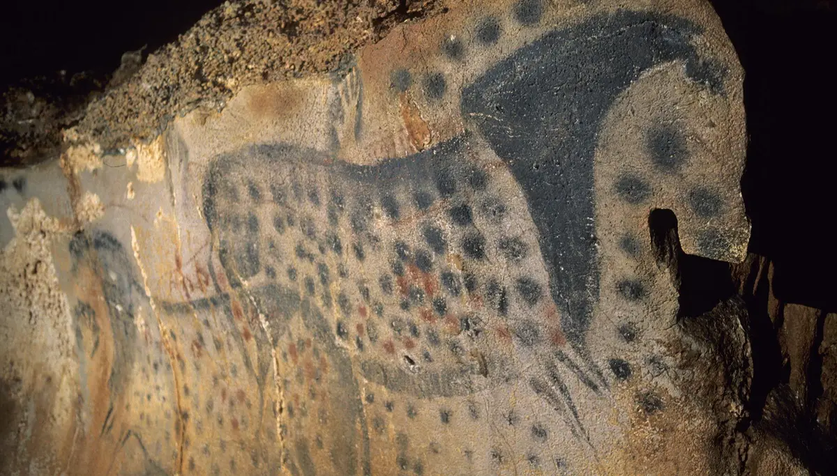 Peinture de chevaux - Grotte de Pech Merle