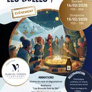 Sous la neige, les bulles au Champagne Marcel Vézien