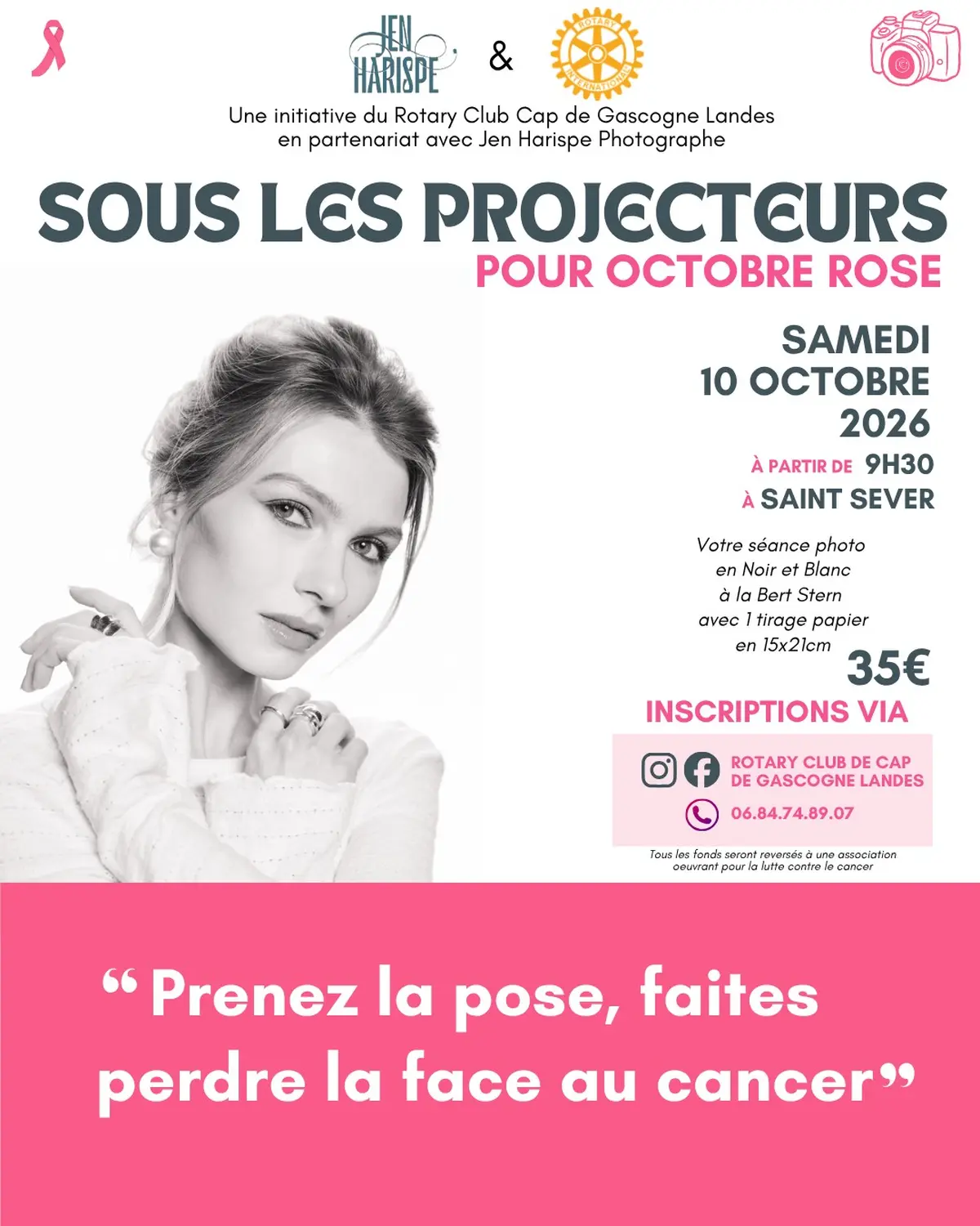Sous les projecteurs pour Octobre Rose