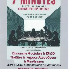 Spectacle : 7 minutes contre un salaire, comité d'usine