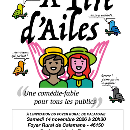 Spectacle « À Tire d’Ailes » à Calamane