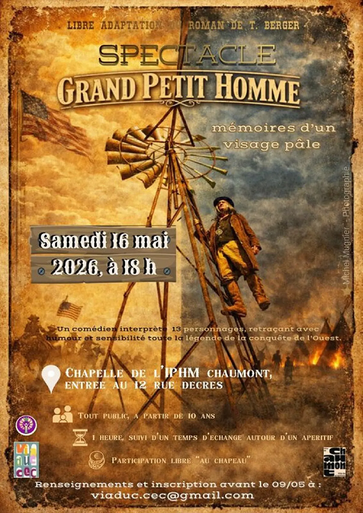 Spectacle : adaptation du roman de T. Berger