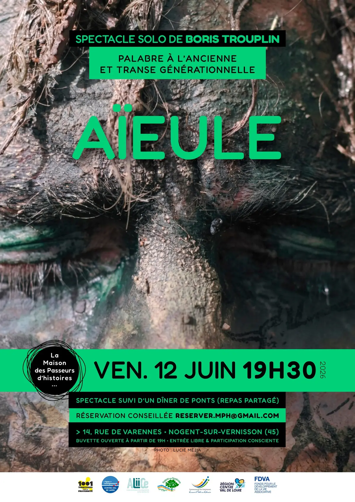Spectacle Aieule de Boris Trouplin