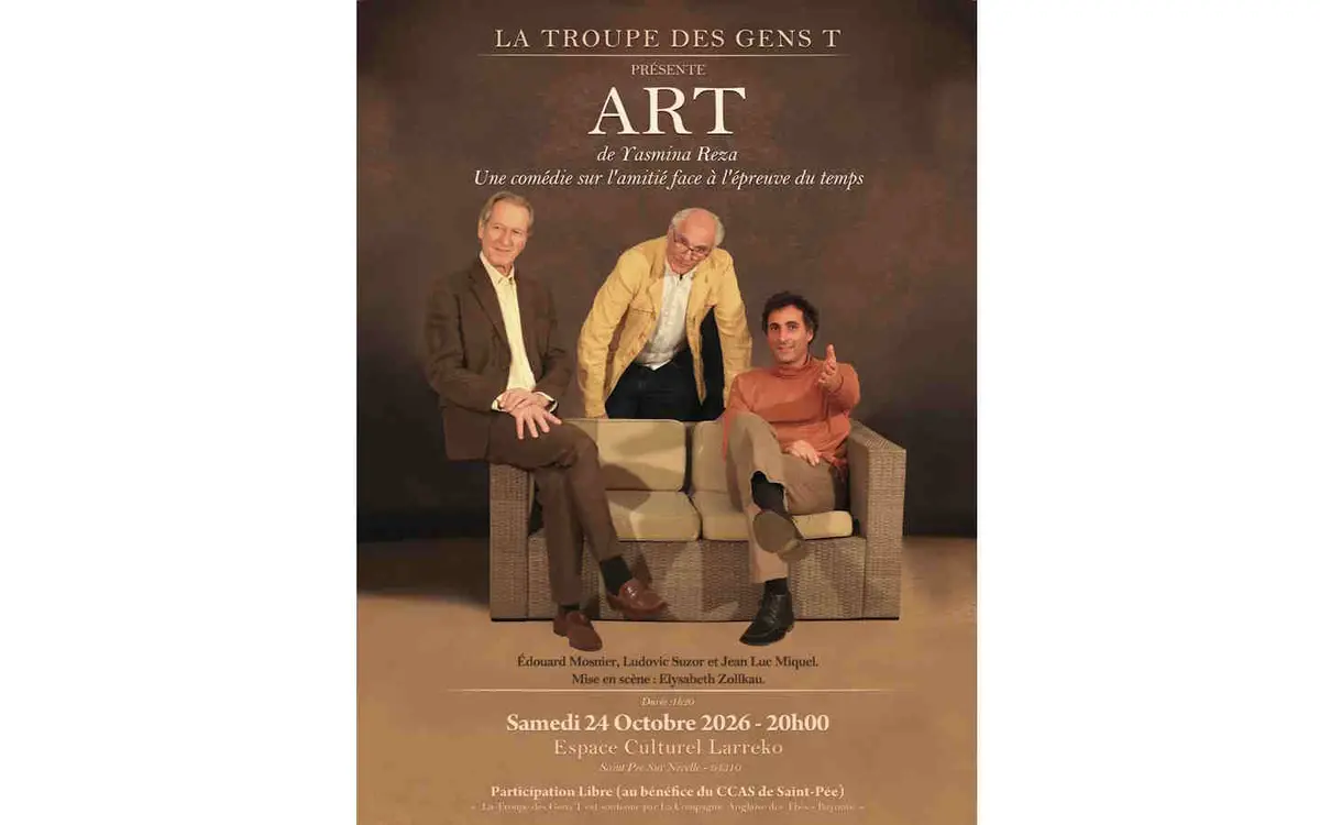 Spectacle Art de Yasmina Reza - La Troupe des gens T
