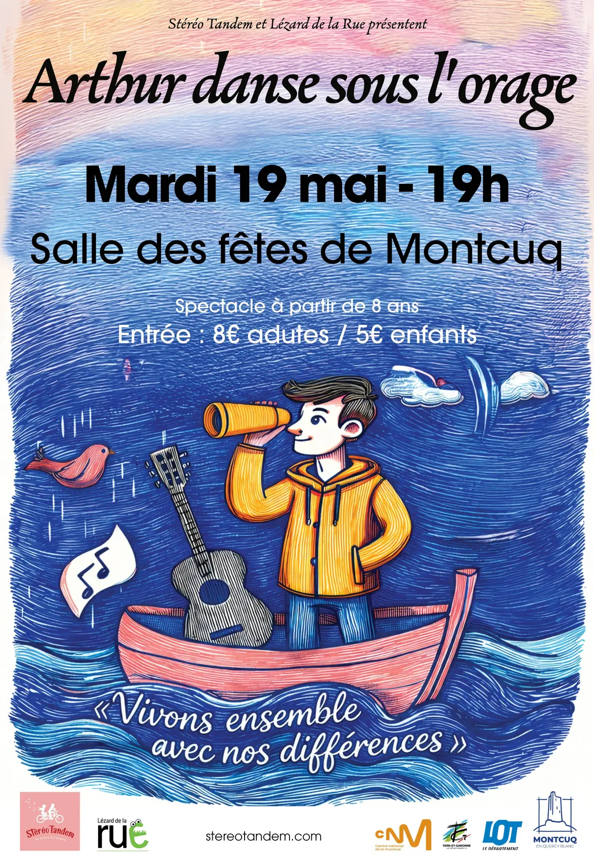 Spectacle Arthur danse sous l'orage