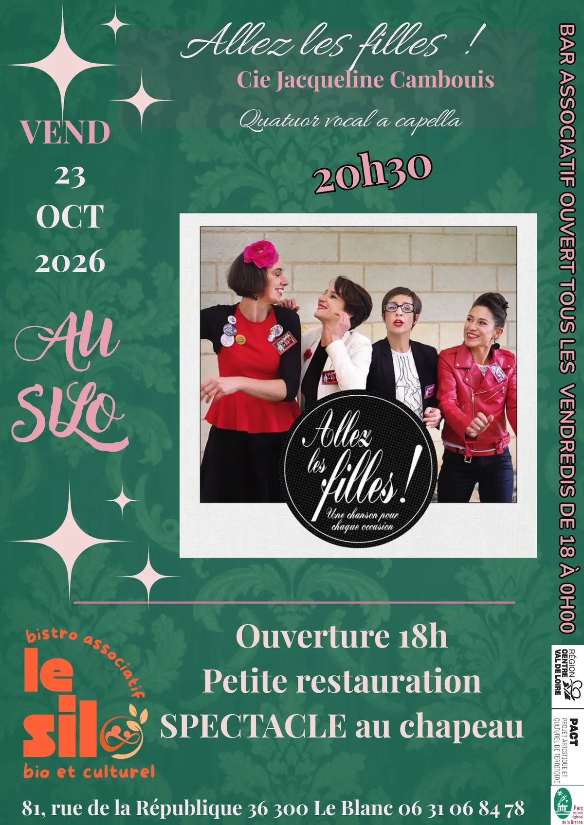 Spectacle au silo - Allez les filles
