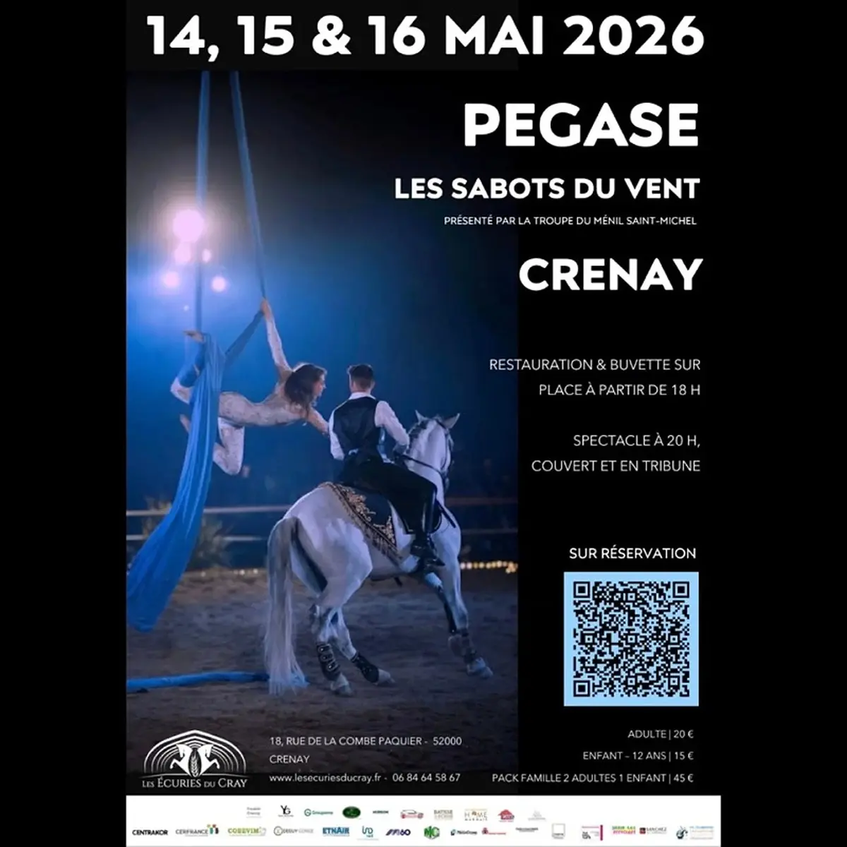 Spectacle aux écuries du Cray