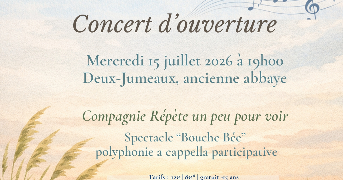 Spectacle "Bouche Bée" par la Compagnie REPETE UN PEU POUR VOIR