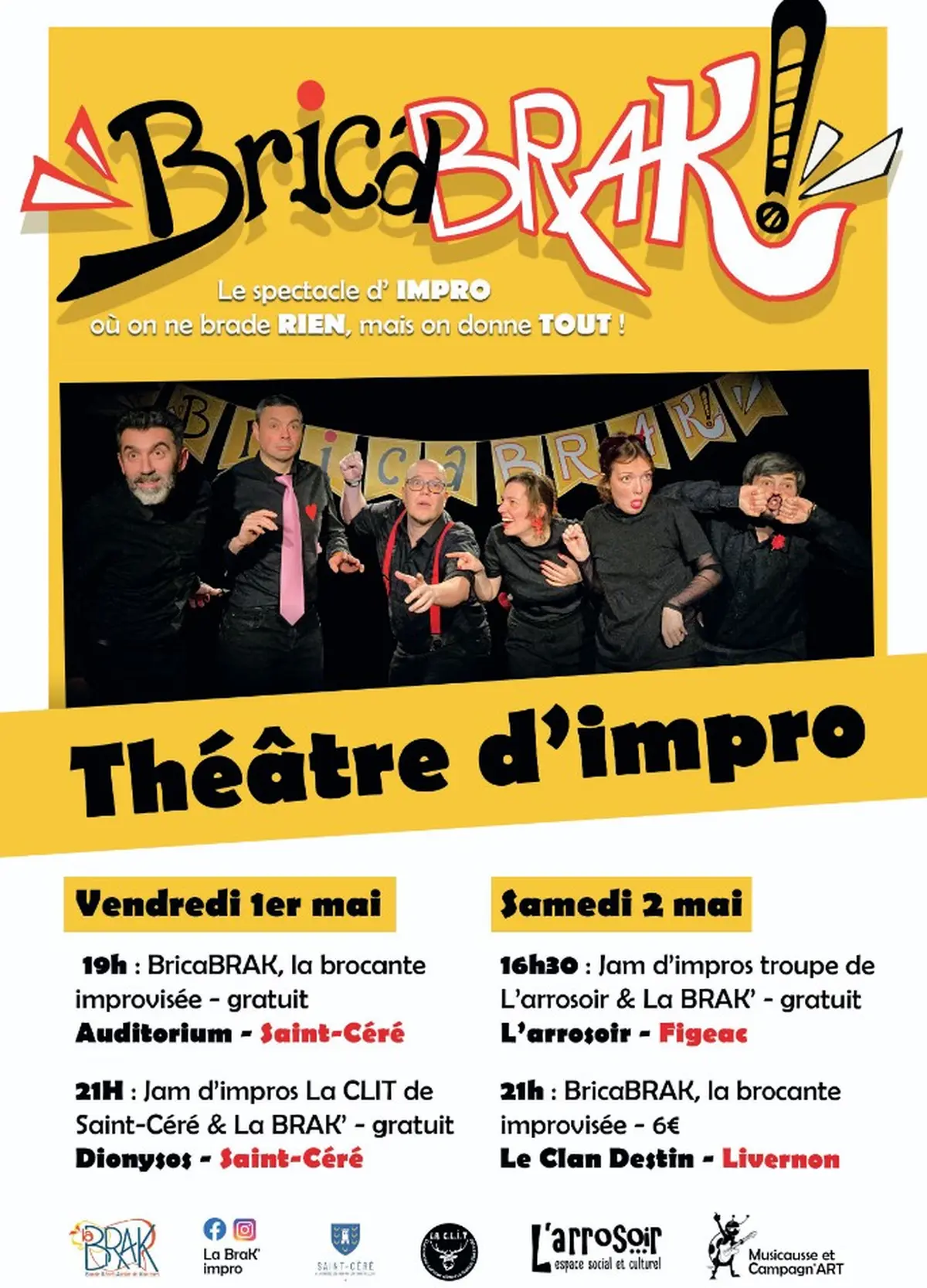 Spectacle “BricabraK” à Livernon