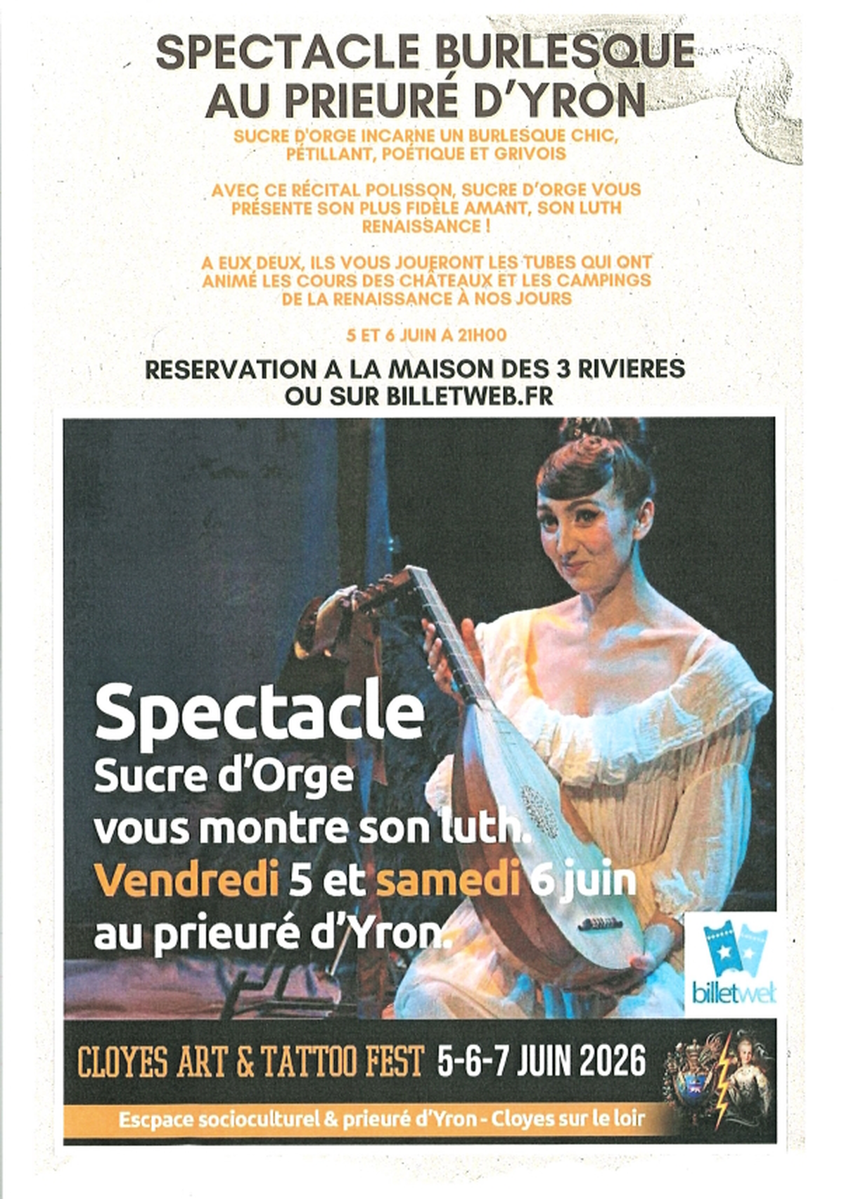 Spectacle burlesque - Sucre d'Orge