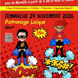 Spectacle  Catch d'Imprô  à Niort