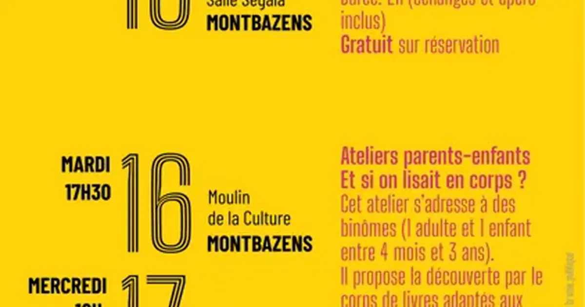 Spectacle - causerie sur les bébés