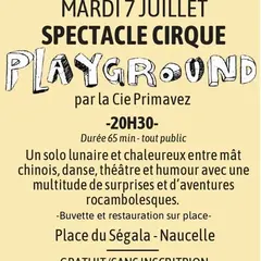 Spectacle cirque Playground