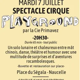Spectacle cirque Playground