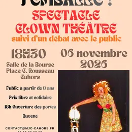 Spectacle clown-théâtre Faut que j'emballe!