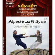 Spectacle comique Alpeste et Philynx par la compagnie Zone et Cie