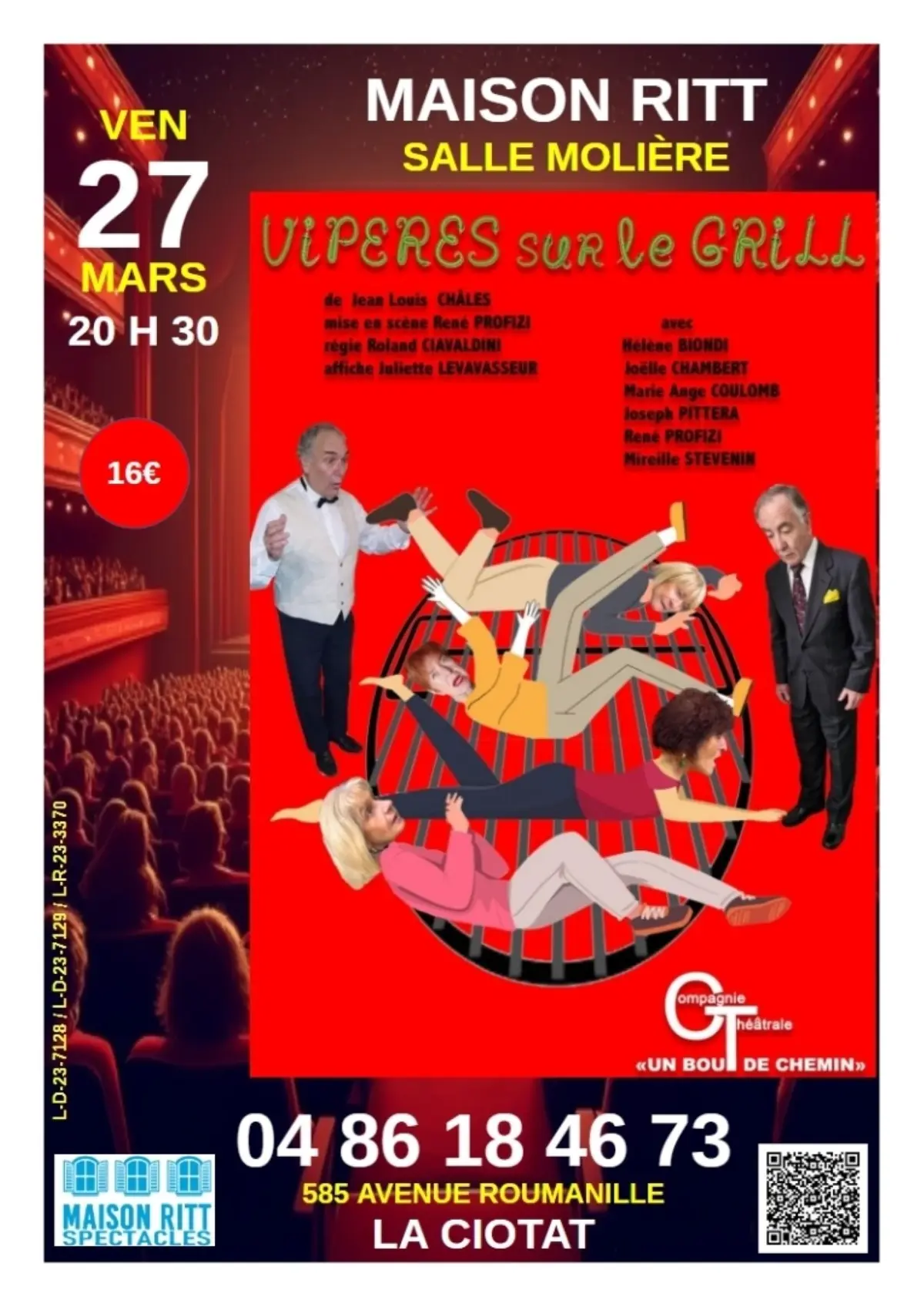 Spectacle comique Vipères sur le Grill