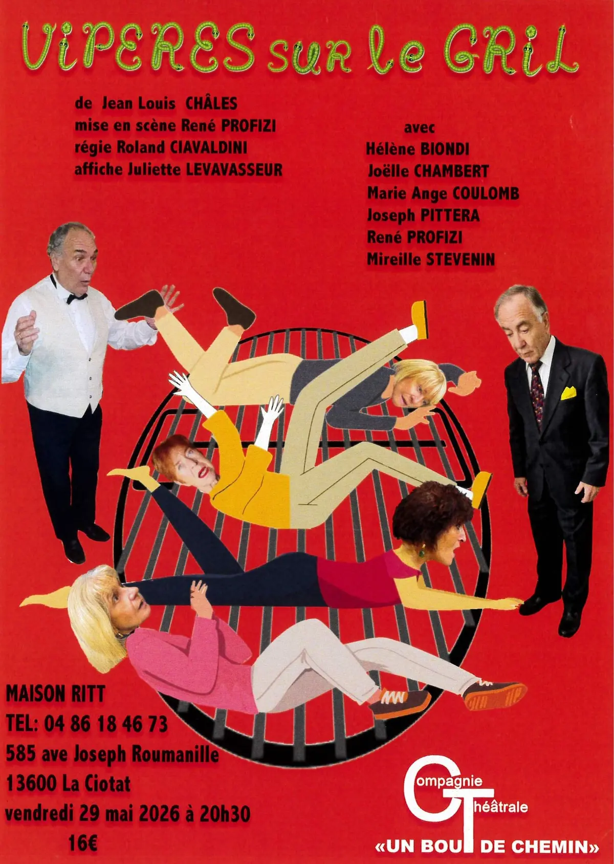 Spectacle comique Vipères sur le Grill