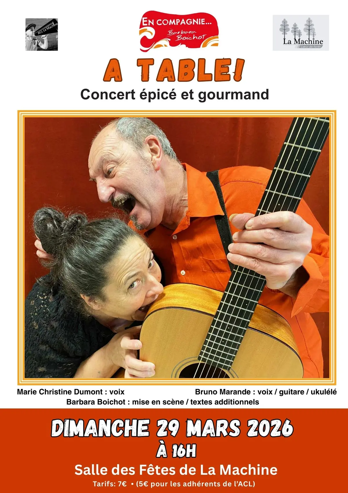 Spectacle-Concert A table !