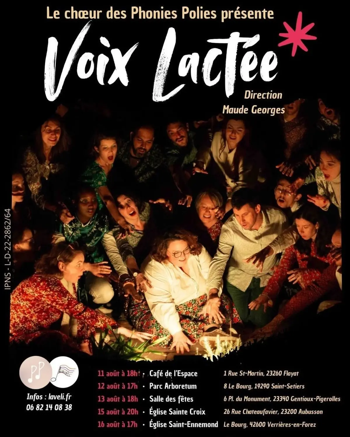 Spectacle / concert Voix lactées des Phonies Polies