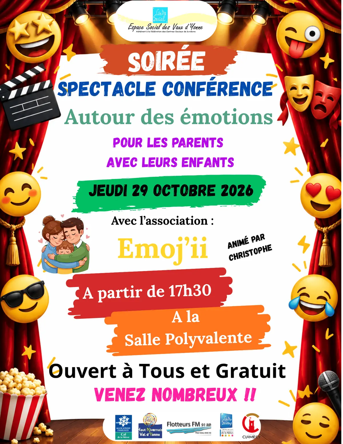 Spectacle conférence Autour des émotions