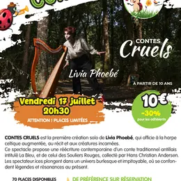 Spectacle Contes Cruels par Livia Phoebé