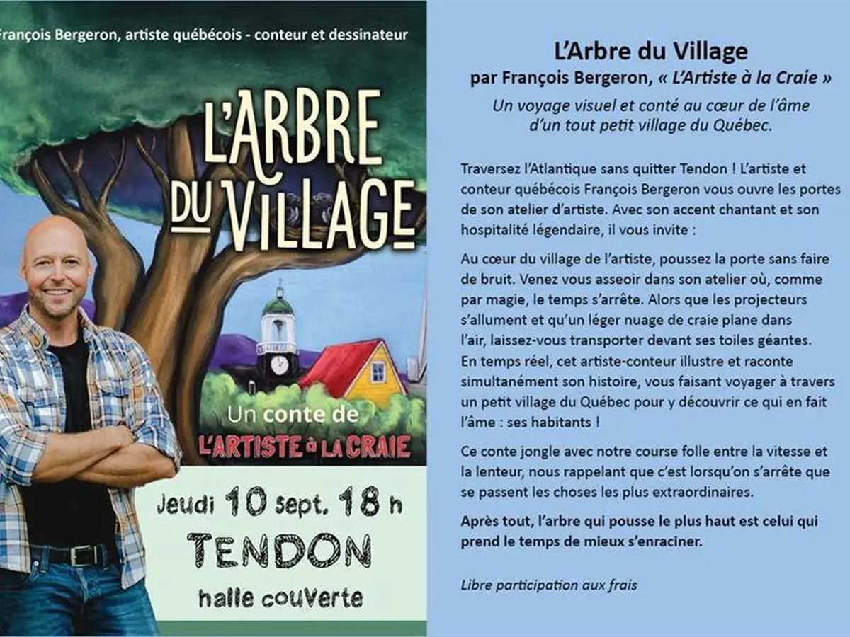 Spectacle conteur l'arbre à village