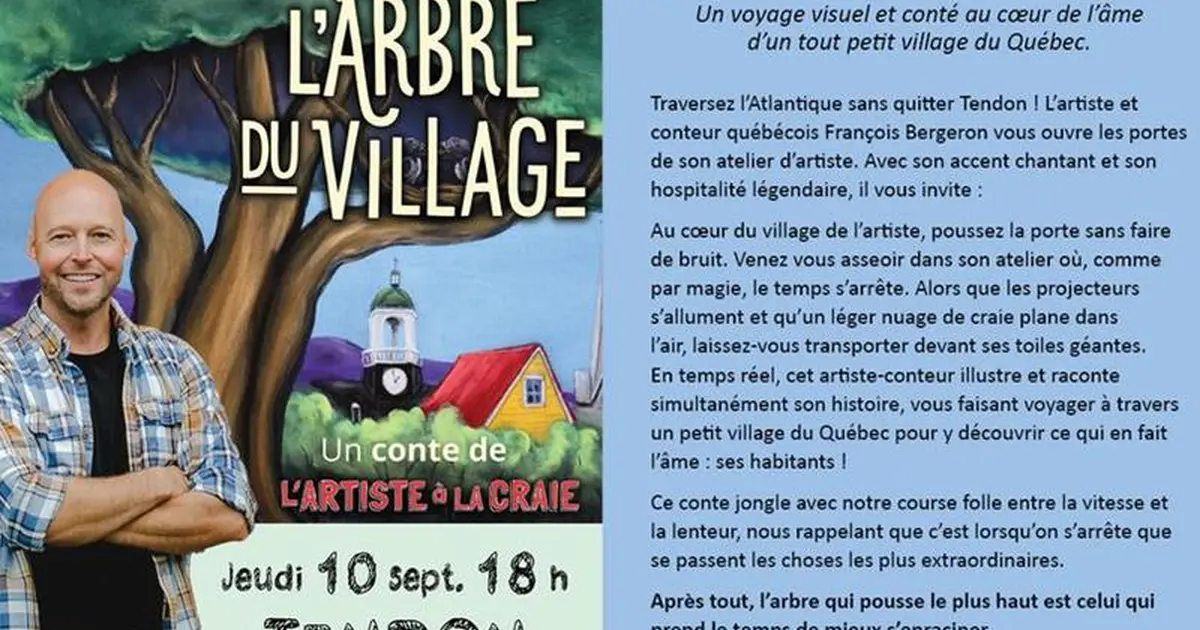 Spectacle conteur "l'arbre à village"