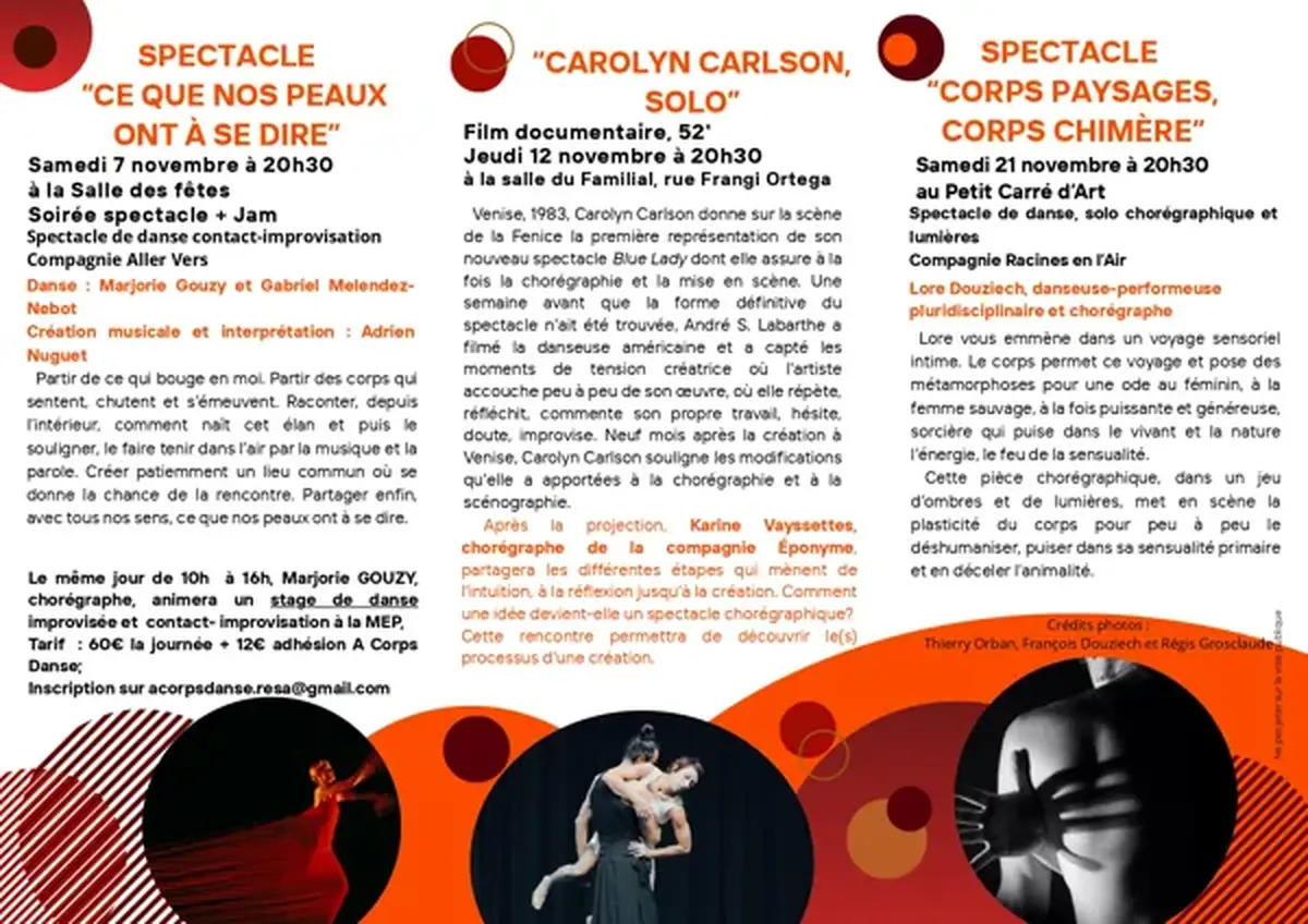 Spectacle Corps Paysages, Corps Chimère