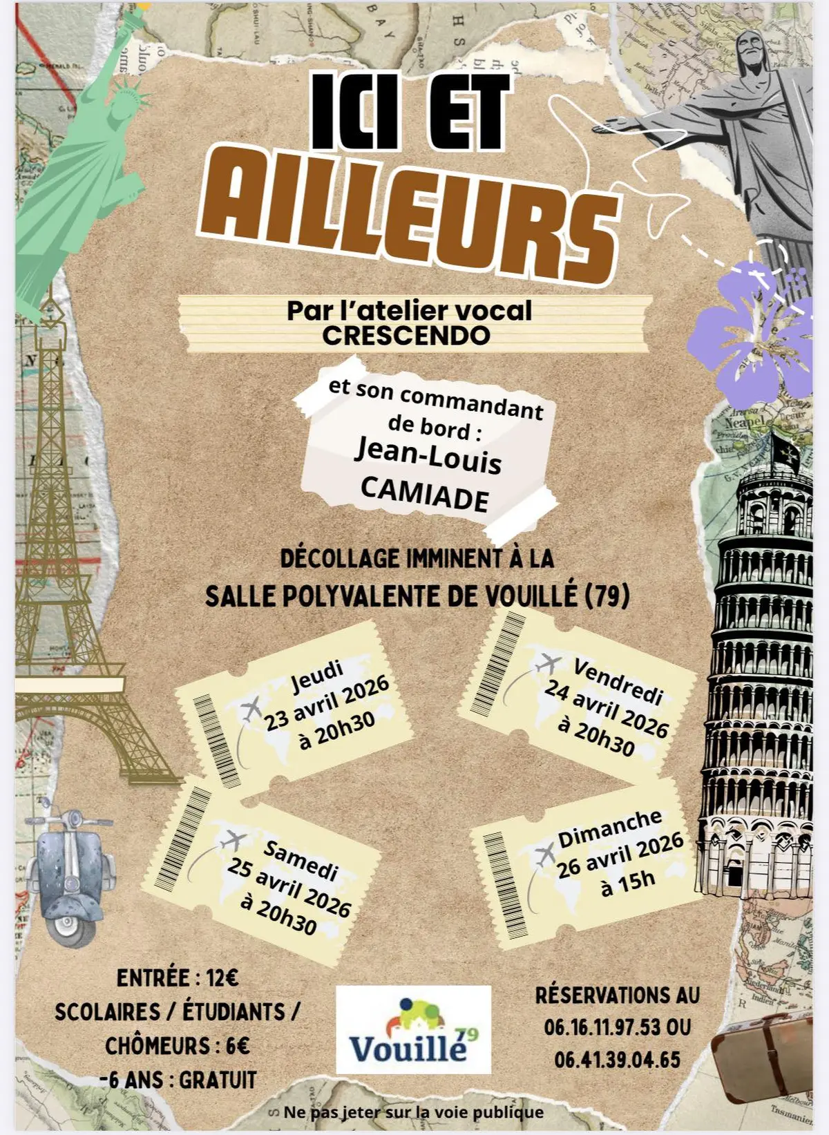 Spectacle Crescendo – Ici et ailleurs à Vouillé