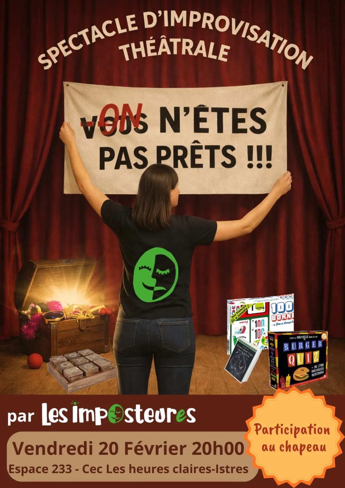 Spectacle d'impro avec les Imposteur(E)s