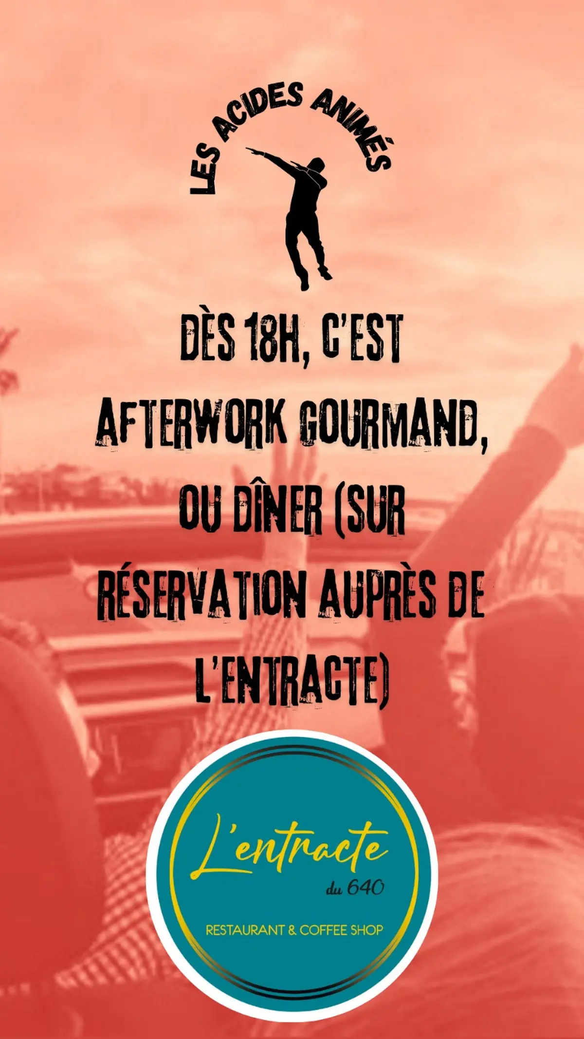 Spectacle d'improvisation à l'entracte du 640