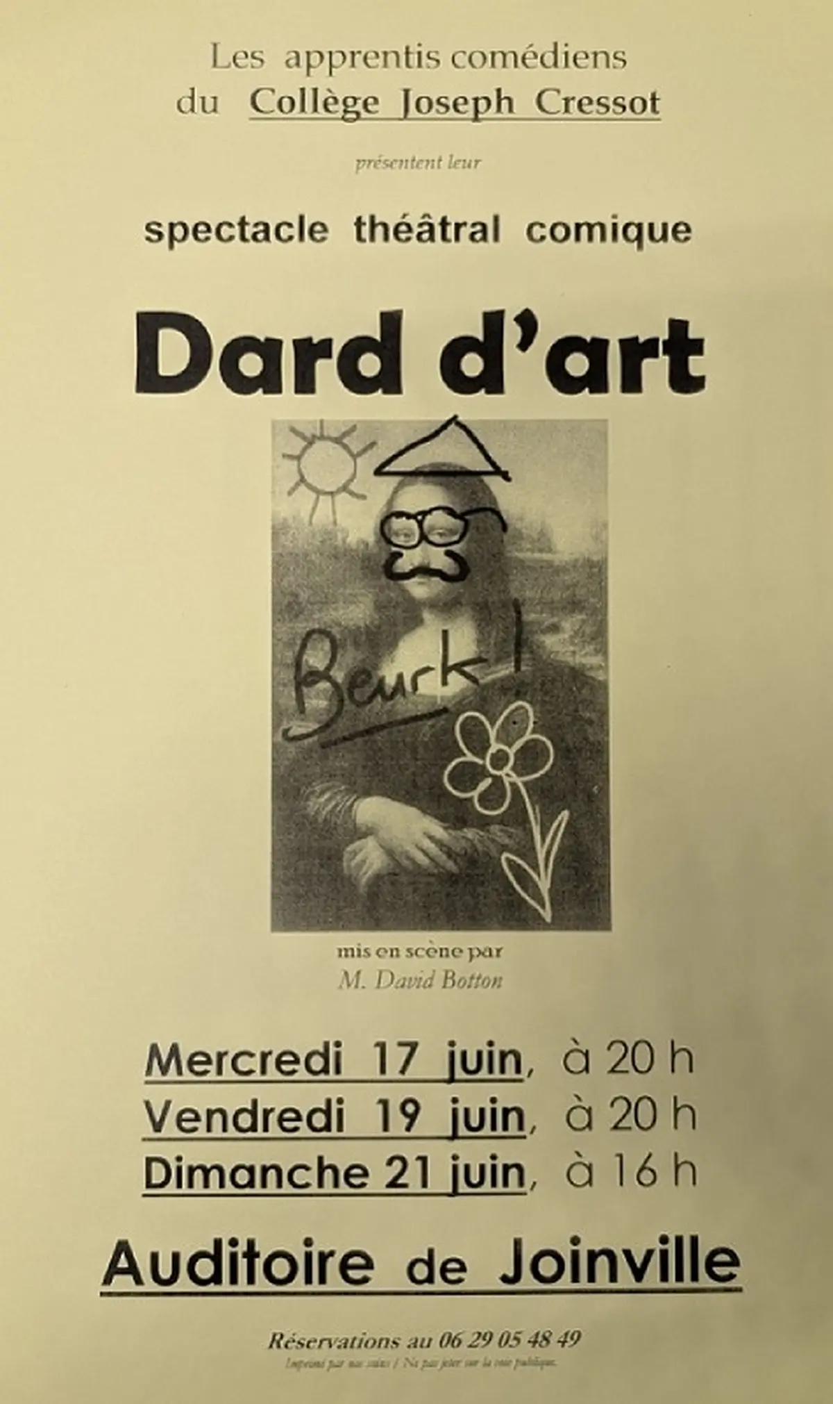 Spectacle Dard D'art