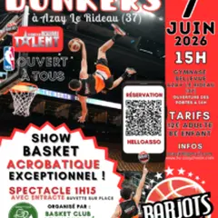 Spectacle de Basket acrobatique : les Barjots Dunkers