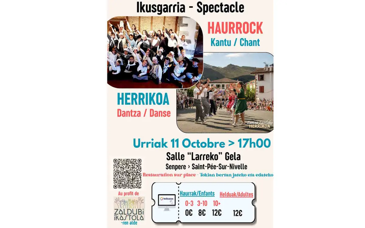 Spectacle de chant et danse