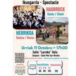 Spectacle de chant et danse