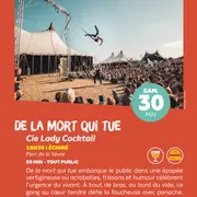 Spectacle de cirque théâtre musique - La 5e Saison à Échiré