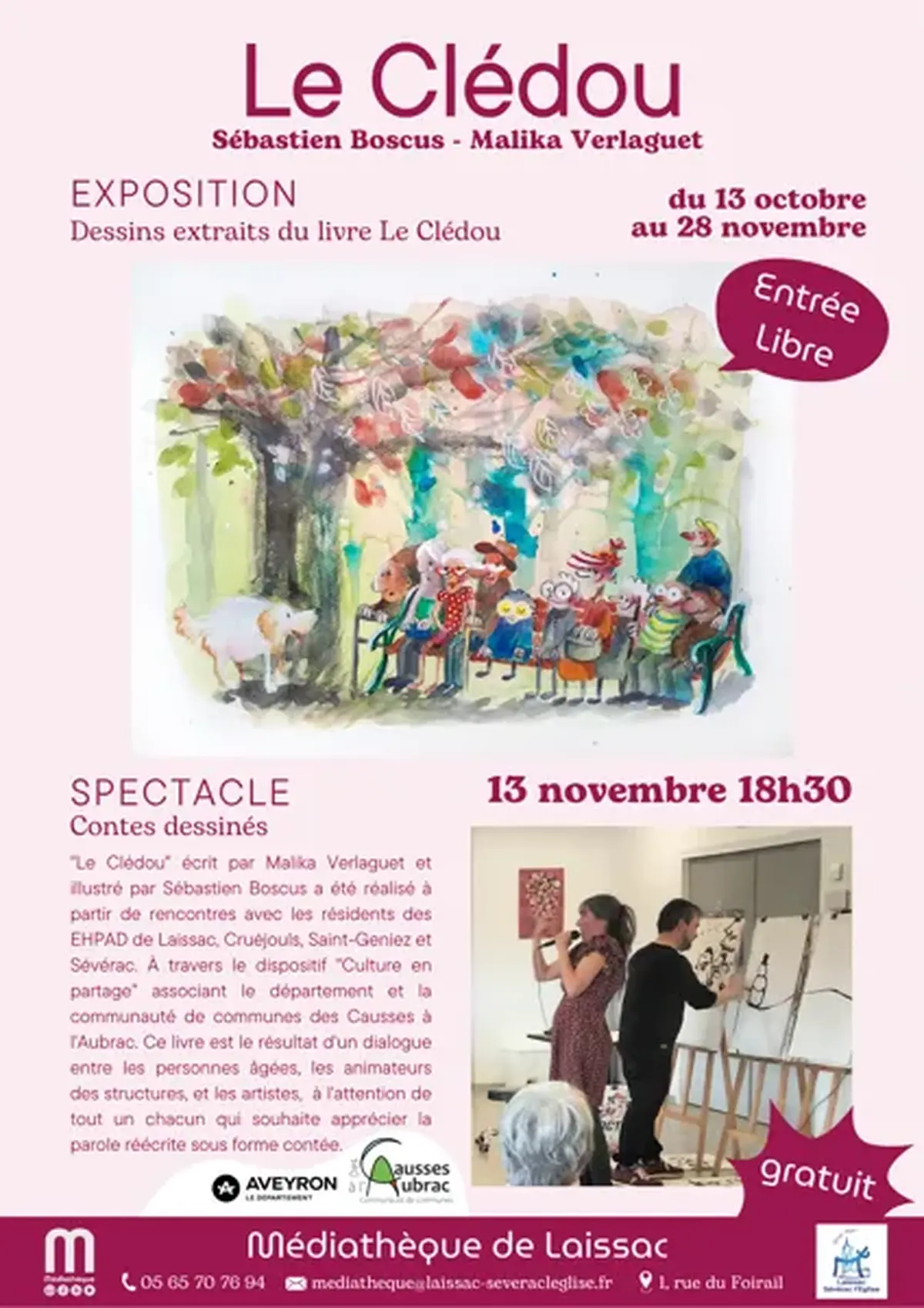 Spectacle de contes dessinés