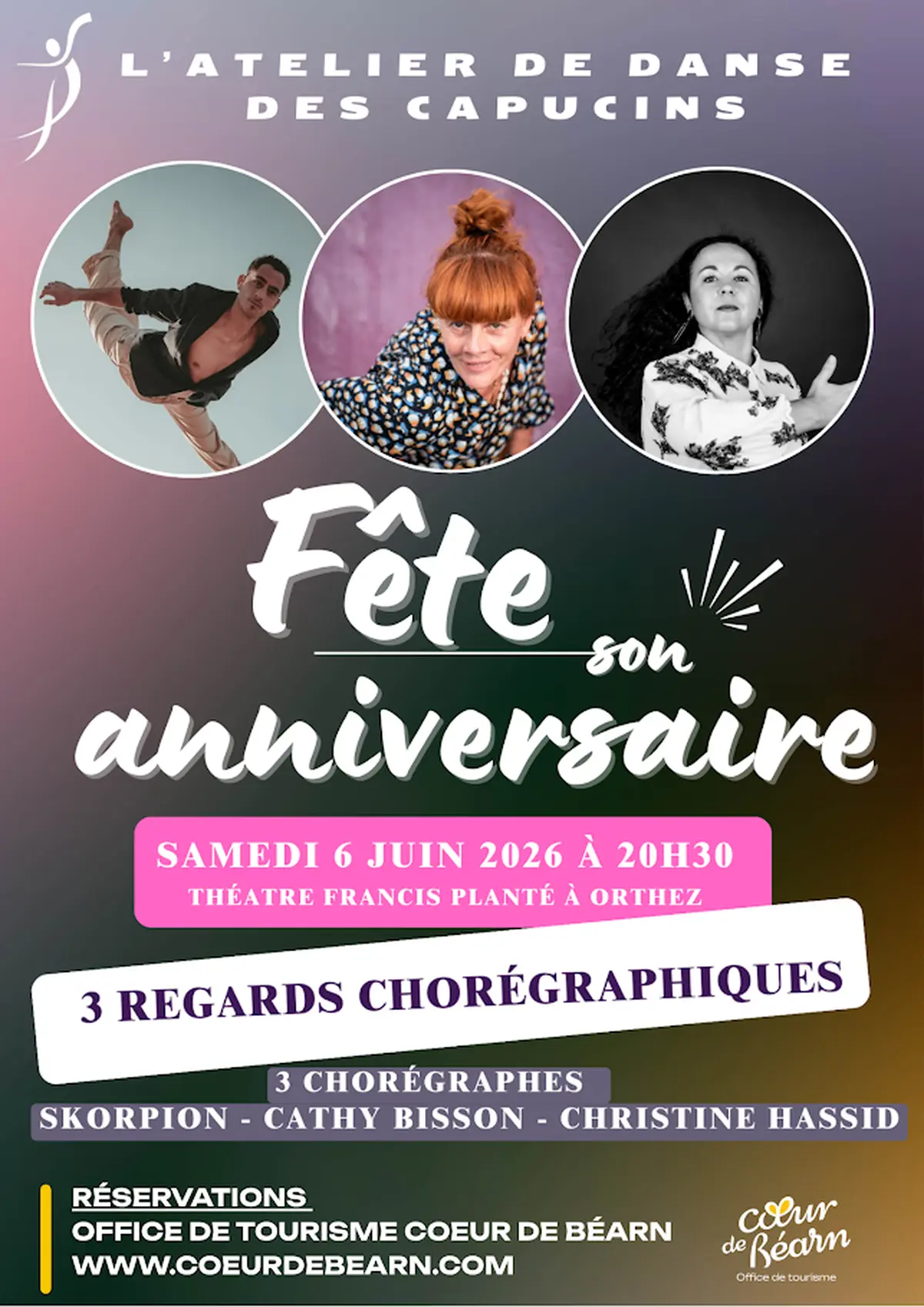 Spectacle de danse : 3 regards chorégraphiques
