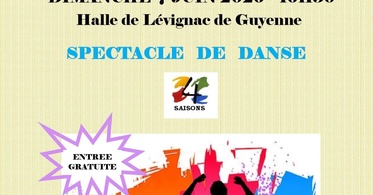 Spectacle de Danse 4 Saisons