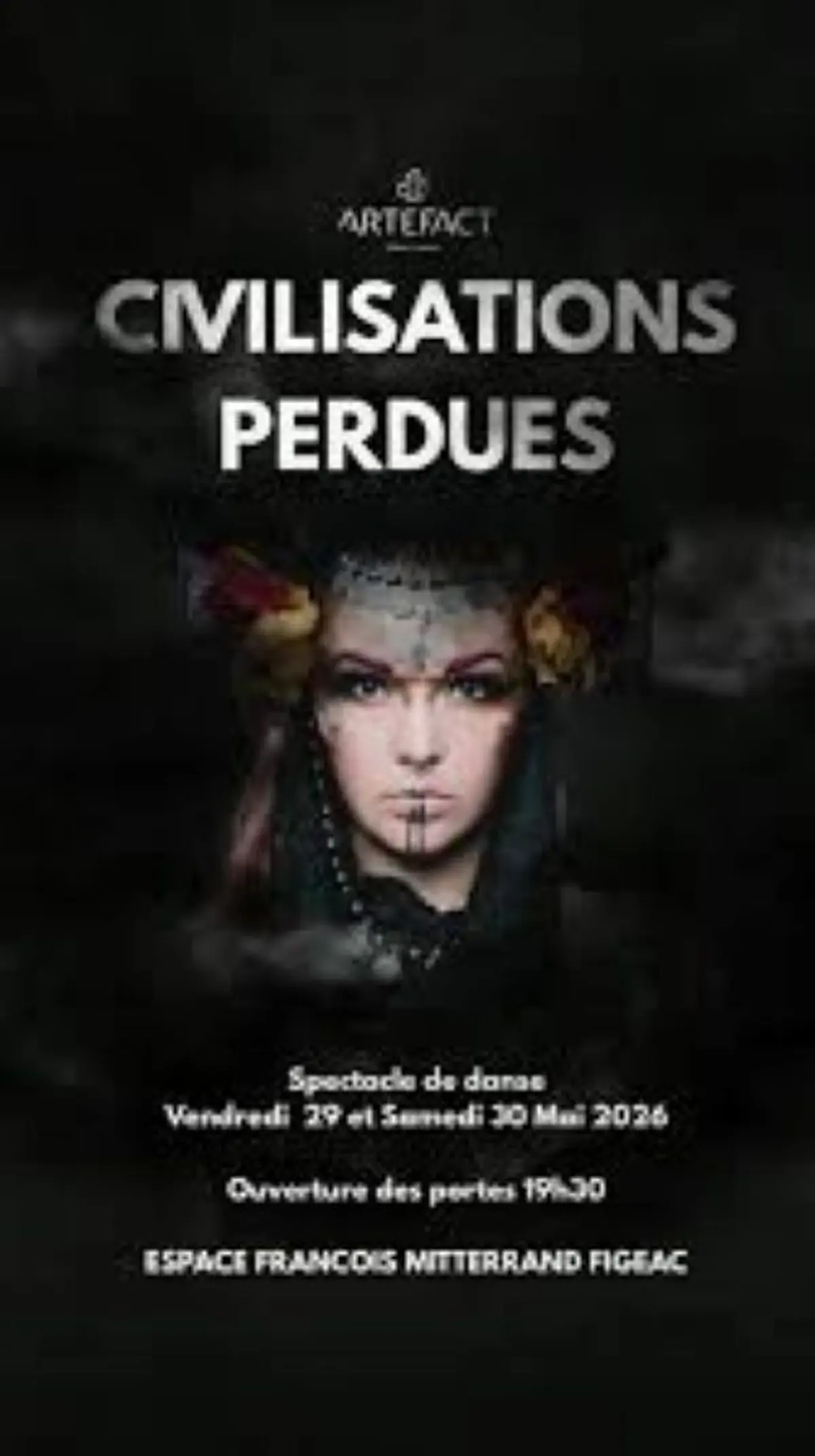 Spectacle de danse à Figeac, civilisations perdues par Les coulisses d'Artefact