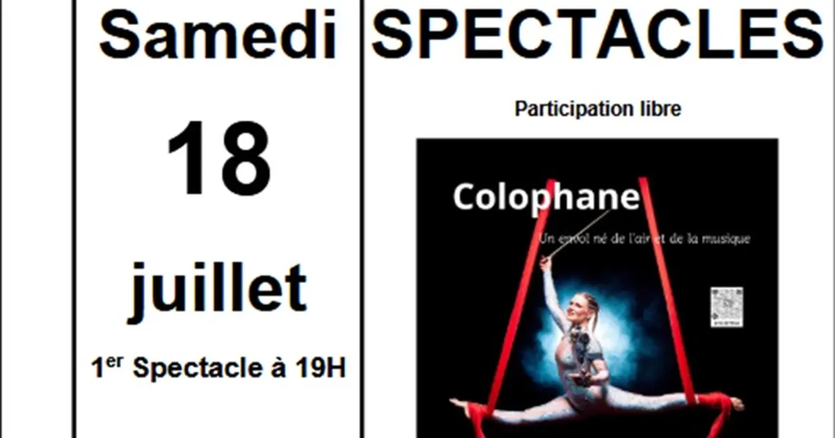Spectacle de Danse aérienne avec violons "Colophane"