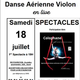 Spectacle de Danse aérienne avec violons Colophane