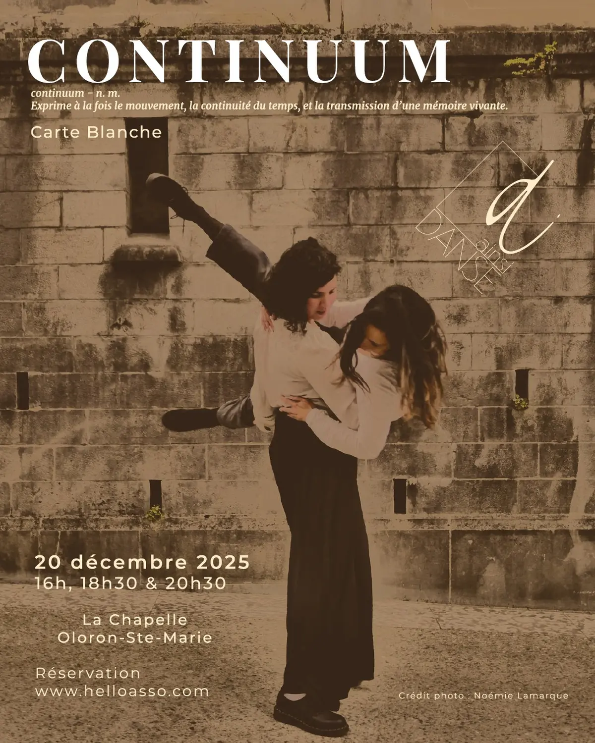 Spectacle de danse Continum