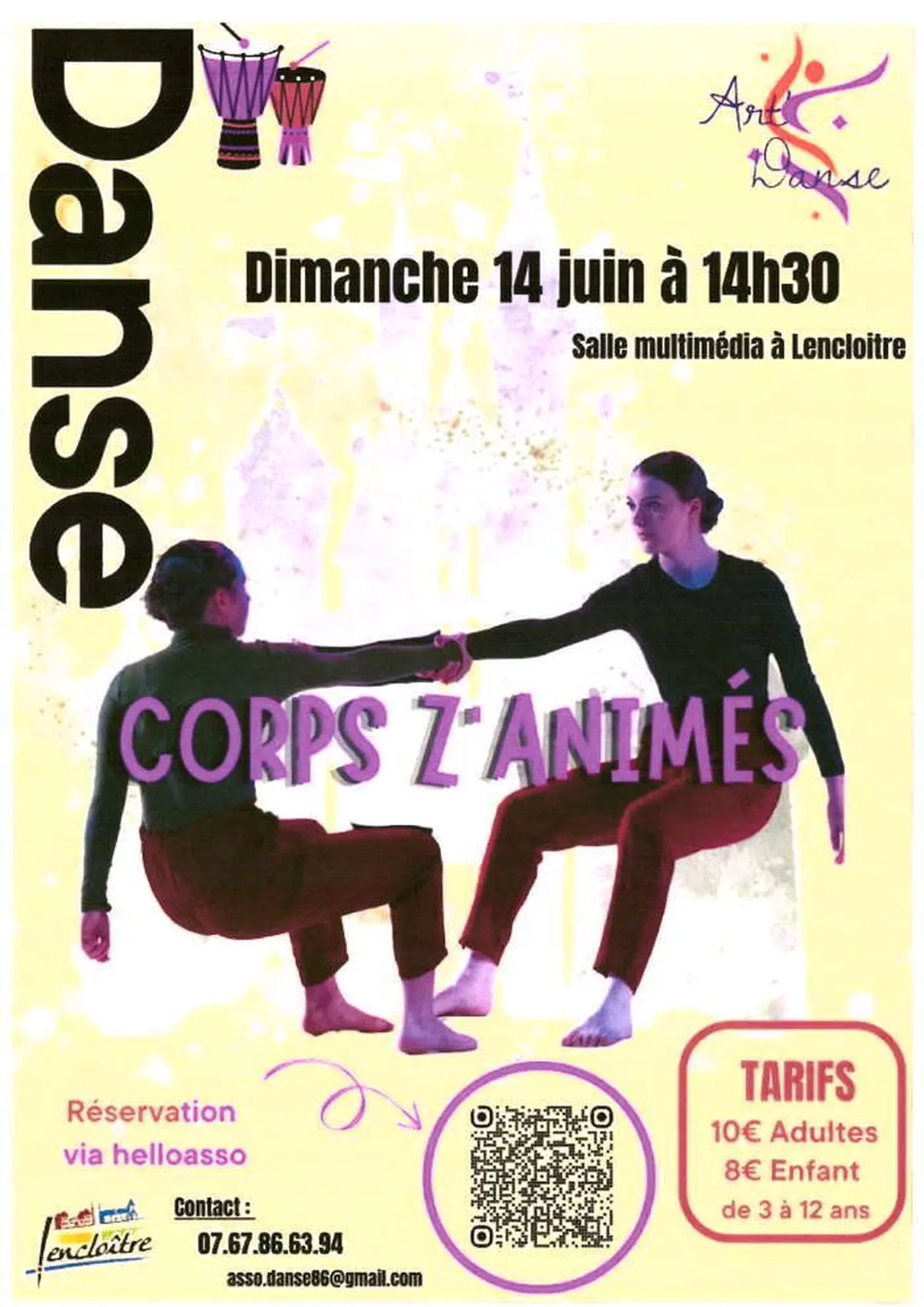 Spectacle de danse Corps z'animés